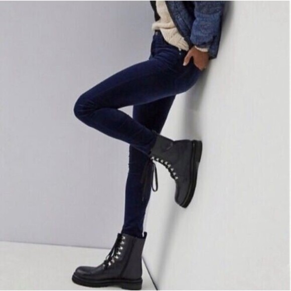 Citizens of Humanity COH women Rocket Crop Jean Pant size 31 Navy Velvet 31 x 26 - Picture 1 of 8